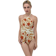 Ornamental Flowers Go With The Flow One Piece Swimsuit by Eskimos