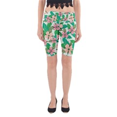 Floral Pattern Yoga Cropped Leggings by ExtraAwesomeSauce