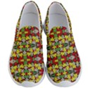 Leaves Pattern Men s Lightweight Slip Ons View1