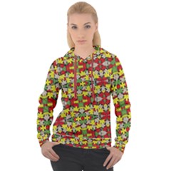 Leaves Pattern Women s Overhead Hoodie by ExtraAwesomeSauce