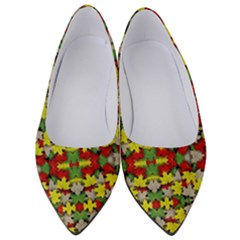 Leaves Pattern Women s Low Heels by ExtraAwesomeSauce