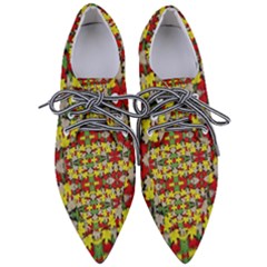 Leaves Pattern Pointed Oxford Shoes by ExtraAwesomeSauce