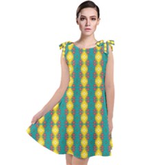 Native American Pattern Tie Up Tunic Dress by ExtraAwesomeSauce