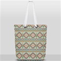 Native American Pattern Full Print Rope Handle Tote (Small) View2