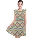 Native American Pattern Tie Up Tunic Dress View1