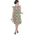 Native American Pattern Tie Up Tunic Dress View2