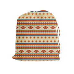 Native American Pattern Drawstring Pouch (xl) by ExtraAwesomeSauce