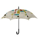 Retro Pattern Vintage Hook Handle Umbrellas (Small) View3