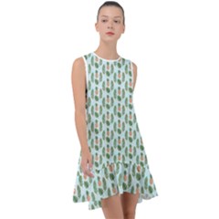 Summer Pattern Frill Swing Dress by ExtraAwesomeSauce