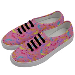 Watercolor Cats Pattern Men s Classic Low Top Sneakers by ExtraAwesomeSauce