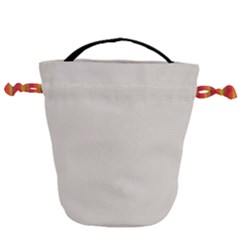 Abalone Grey Drawstring Bucket Bag by FashionBoulevard