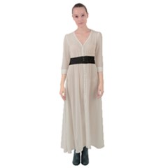 Abalone Grey Button Up Maxi Dress by FashionBoulevard