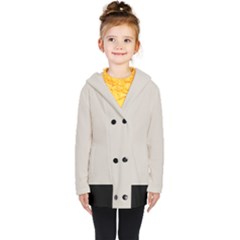 Abalone Grey Kids  Double Breasted Button Coat by FashionBoulevard