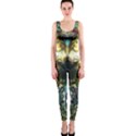 Multicolor Floral Art Copper Patina  One Piece Catsuit View1