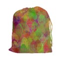 Easter Egg Colorful Texture Drawstring Pouch (2XL) View1