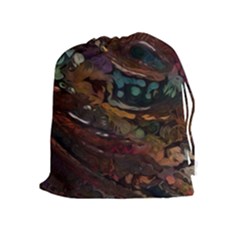 Abstract Art Drawstring Pouch (xl) by Dutashop