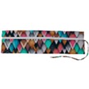 Abstract Triangle Tree Roll Up Canvas Pencil Holder (L) View2