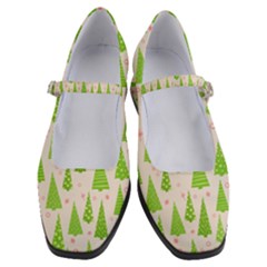 Christmas Green Tree Women s Mary Jane Shoes by Dutashop