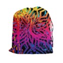 Abstract Jungle Drawstring Pouch (2XL) View1