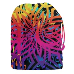Abstract Jungle Drawstring Pouch (3xl) by icarusismartdesigns