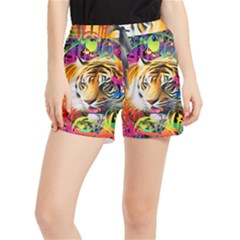 Tiger In The Jungle Runner Shorts by icarusismartdesigns