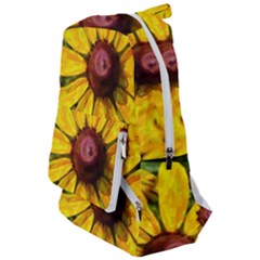 Sunflower Painting Travelers  Backpack by ExtraAwesomeSauce