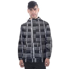 Urban Environment Men s Front Pocket Pullover Windbreaker by ExtraAwesomeSauce