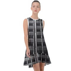 Urban Environment Frill Swing Dress by ExtraAwesomeSauce