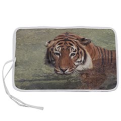 Swimming Tiger Pen Storage Case (l) by ExtraAwesomeSauce