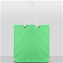 Algae Green Full Print Rope Handle Tote (Large) View2