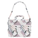 Tropical Floral Pattern MacBook Pro Shoulder Laptop Bag  View2