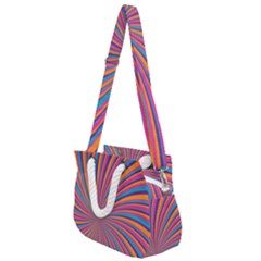 Psychedelic Groovy Pattern 2 Rope Handles Shoulder Strap Bag by designsbymallika