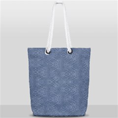 Denimeffetcolorbleu65 Full Print Rope Handle Tote (small) by kcreatif