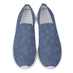 Denimeffetcolorbleu65 Women s Slip On Sneakers by kcreatif