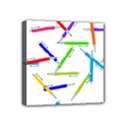 Pen Pencil Color Write Tool Mini Canvas 4  x 4  (Stretched) View1
