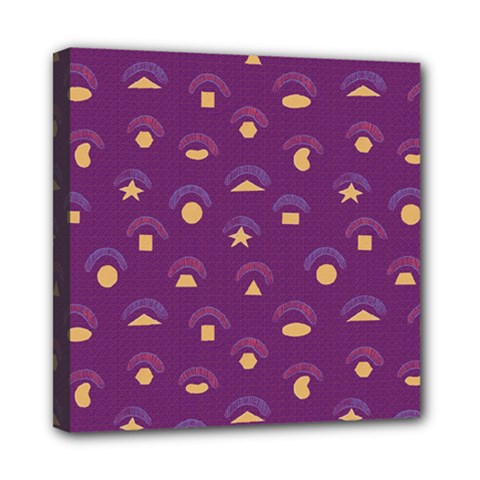 Geometric Figures Mini Canvas 8  X 8  (stretched) by SychEva