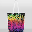 Abstract Jungle Full Print Rope Handle Tote (Small) View1