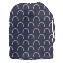 Pattern Arc En Ciel/nuages Drawstring Pouch (3xl) by kcreatif