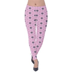 Sweet Sweets Velvet Leggings by SychEva