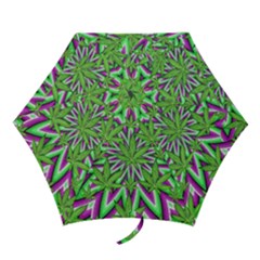 Purple, White, Green, Marijuana, Leaves, Cbdoilprincess  5de76707-e767-40d0-a70d-e7c36407f0a3 Mini Folding Umbrellas by CBDOilPrincess1