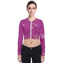 My Pour Cup Painting 1 Cbdoilprincess B85ce3ba-6b55-4b89-b882-d6eeb79129ac Long Sleeve Zip Up Bomber Jacket by CBDOilPrincess1