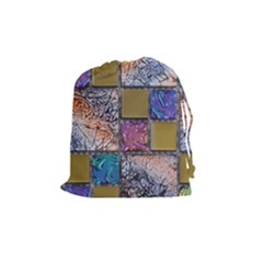 Tiles Cbdoilprincess 4c3ec21c-5cb9-4df3-975d-d1bfcef57dda Drawstring Pouch (medium) by CBDOilPrincess1