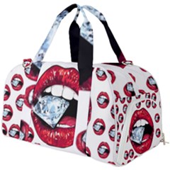 Lips Diamonds Cbdoilprincess  Df7357df-b45a-476d-b5b0-d19665f6de3f Burner Gym Duffel Bag by CBDOilPrincess1