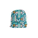 Abstract Shapes Drawstring Pouch (Small) View1