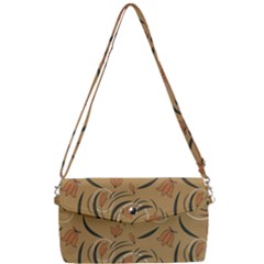 Folk Floral Pattern  Abstract Flowers Print  Seamless Pattern Removable Strap Clutch Bag by Eskimos