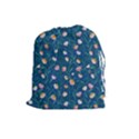 Unusual Flowers Drawstring Pouch (Large) View1