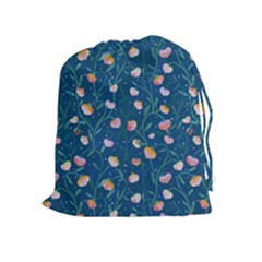 Unusual Flowers Drawstring Pouch (xl) by SychEva