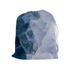 Storm Blue Ocean Drawstring Pouch (xl) by goljakoff