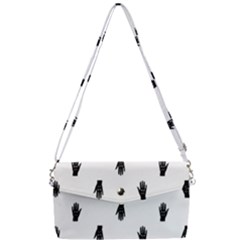 Vampire Hand Motif Graphic Print Pattern Removable Strap Clutch Bag by dflcprintsclothing