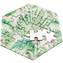 Palm Trees by Traci K Wooden Puzzle Hexagon View2